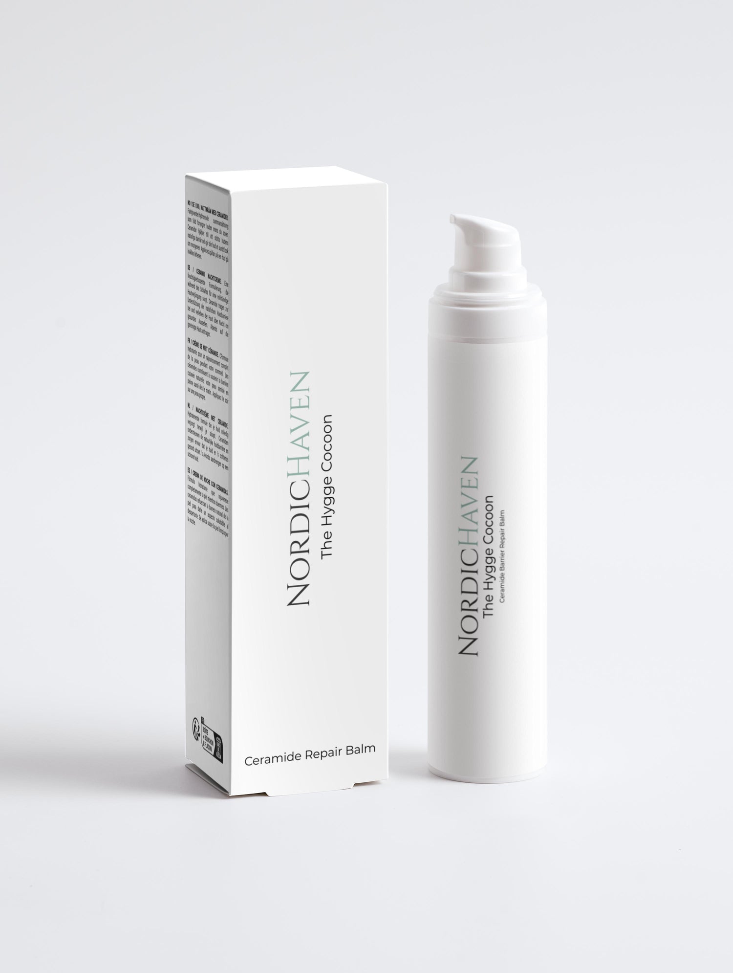 Intense ceramide barrier repair balm for dry cracked skin and redness relief