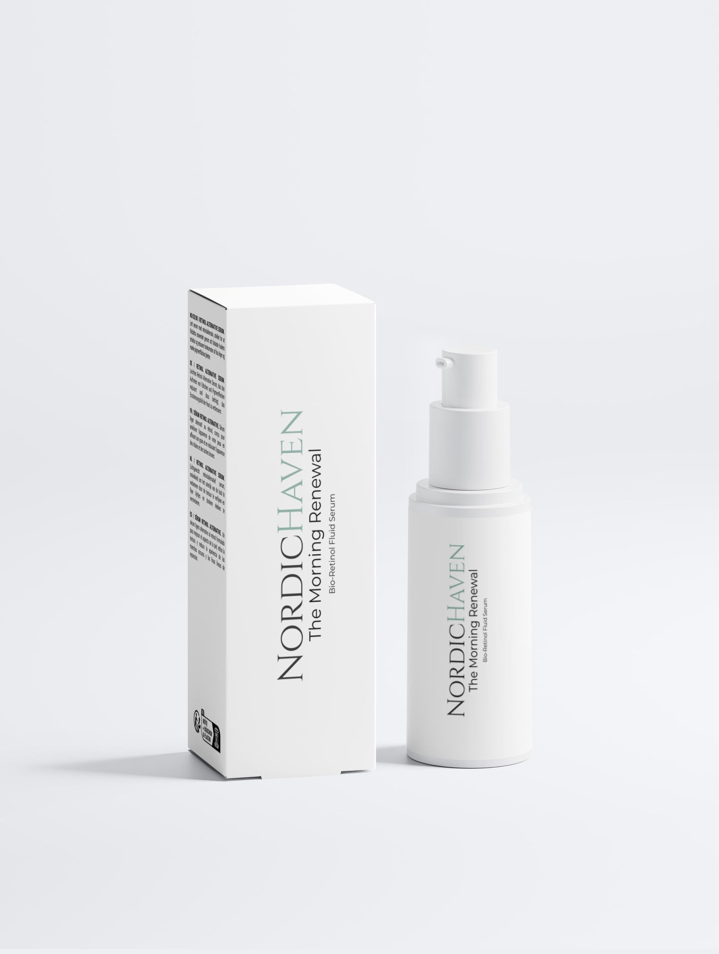 Bio-retinol fluid serum for day time cellular turnover and texture smoothing